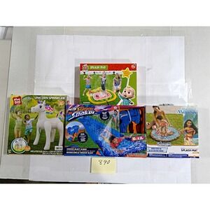 Nerf Disney Cocomelon Water Toy Bundle Kids OS Multicolor New Outdoor Fun Set